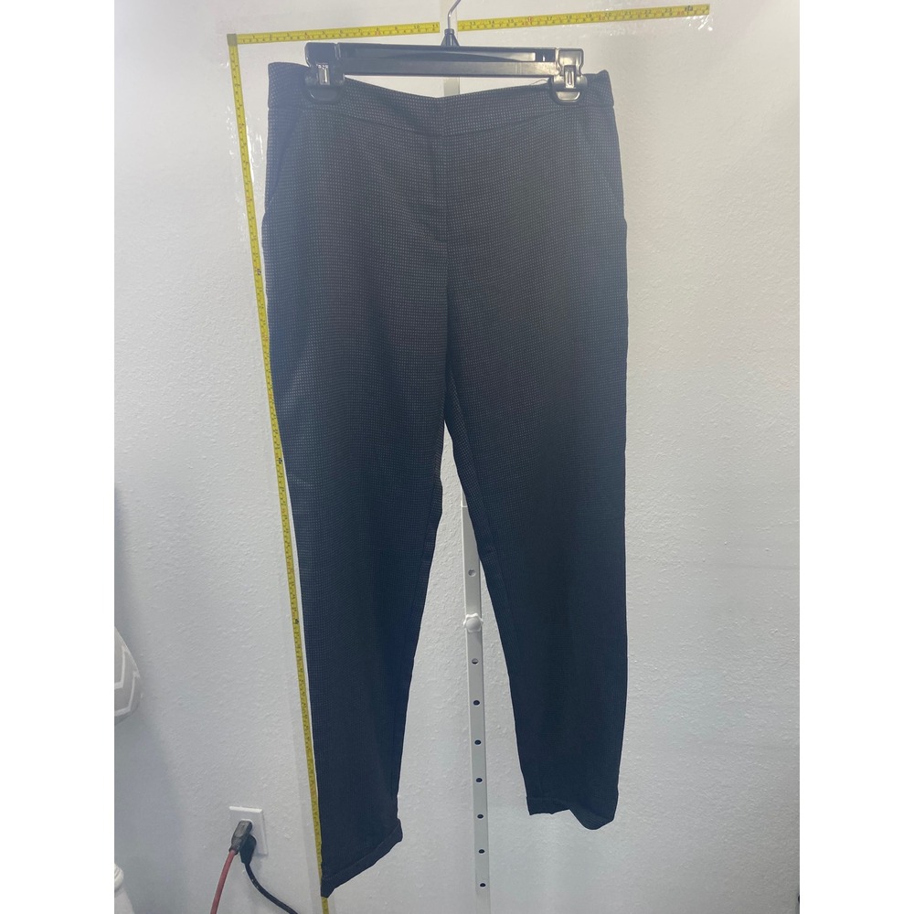 Joe B by Joe Benbasset Black White Micro Check Slim Leg Trousers Size 3 2756747